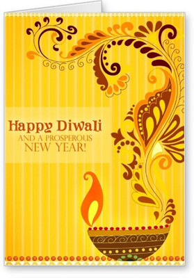 

Lolprint Diwali Greeting Card(Multicolor, Pack of 1)