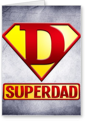 

Lolprint Super Dad Greeting Card(Multicolor, Pack of 1)