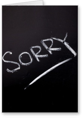 

Lolprint Sorry Greeting Card(Multicolor, Pack of 1)