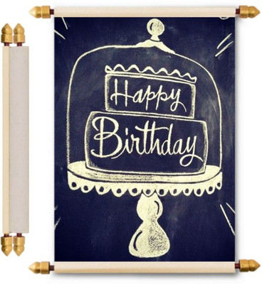 

Lolprint Birthday Scroll Greeting Card(Multicolor, Pack of 1)