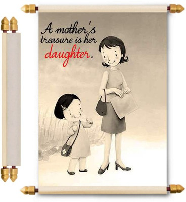 

Lolprint Mothers Day Gifts Scroll Greeting Card(Multicolor, Pack of 1)