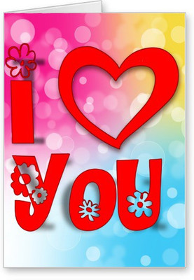 

Lolprint I Love You Greeting Card(Multicolor, Pack of 1)