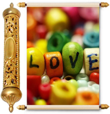 

Lolprint Gold Love Scroll Greeting Card(Multicolor, Pack of 1)