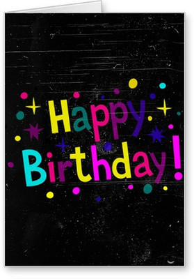 

Lolprint Happy Birthday Greeting Card(Multicolor, Pack of 1)