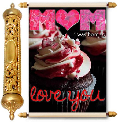 

Lolprint Gold Mothers Day Gift Scroll Greeting Card(Multicolor, Pack of 1)
