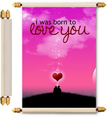 

Lolprint Love Scroll Greeting Card(Multicolor, Pack of 1)