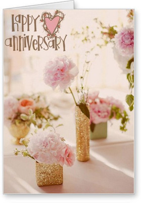 

Lolprint Happy Anniversary Greeting Card(Multicolor, Pack of 1)