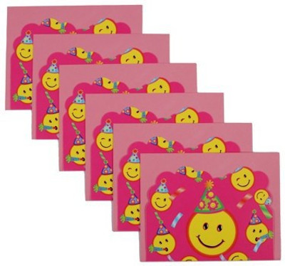

Funcart Smiley Theme Party Invitation Card(Multicolor, Pack of 6)