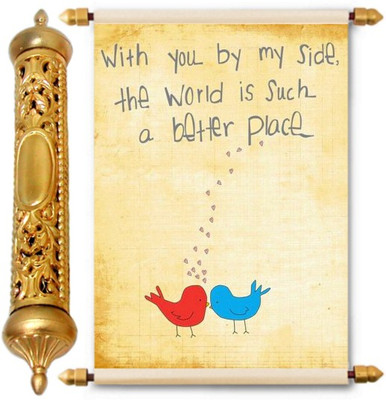 

Lolprint Gold Anniversary Gift Scroll Greeting Card(Multicolor, Pack of 1)