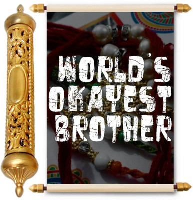 

Lolprint Gold Rakhi Gift Scroll Greeting Card(Multicolor, Pack of 1)