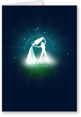 

Lolprint Aquarius Zodiac Sign Greeting Card(Multicolor, Pack of 1)