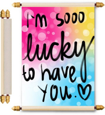 

Lolprint Rakhi Gifts Scroll Greeting Card(Multicolor, Pack of 1)