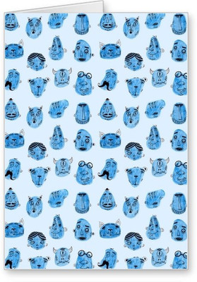 

Lolprint Pattern Greeting Card(Multicolor, Pack of 1)
