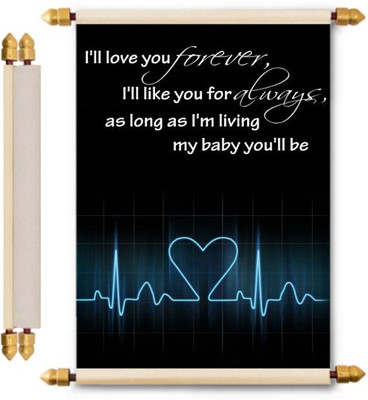 

Lolprint Love Scroll Greeting Card(Multicolor, Pack of 1)