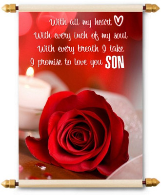 

Lolprint I Love You Son Scroll Greeting Card(Multicolor, Pack of 1)