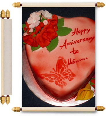 

Lolprint Anniversary Scroll Greeting Card(Multicolor, Pack of 1)