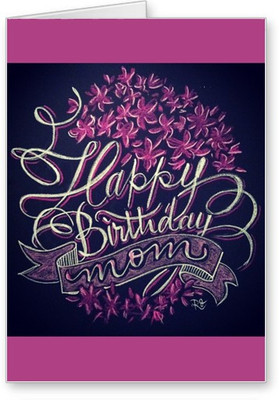 

Lolprint Happy Birthday Mom Greeting Card(Multicolor, Pack of 1)