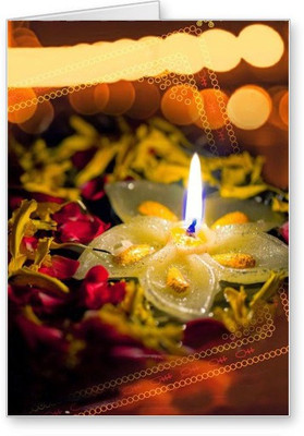 

Lolprint Diwali Greeting Card(Multicolor, Pack of 1)