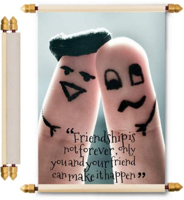 

Lolprint Friendship Gifts Scroll Greeting Card(Multicolor, Pack of 1)