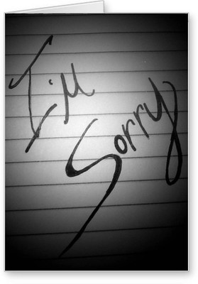 

Lolprint I am Sorry Greeting Card(Multicolor, Pack of 1)