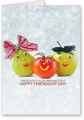 

Lolprint Fruits Happy Friendship Day Greeting Card(Multicolor, Pack of 1)