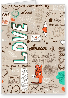 

Lolprint Pattern Greeting Card(Multicolor, Pack of 1)
