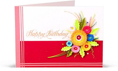 

Handcrafted Emotions Greeting Card(Multicolor, Pack of 01)