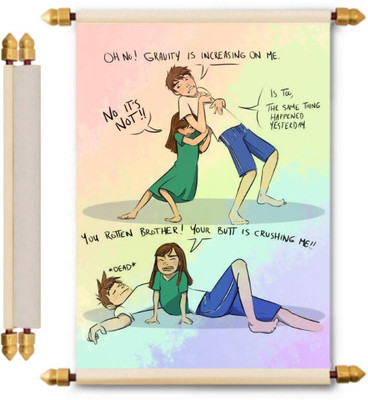 

Lolprint Rakhi Gifts Scroll Greeting Card(Multicolor, Pack of 1)