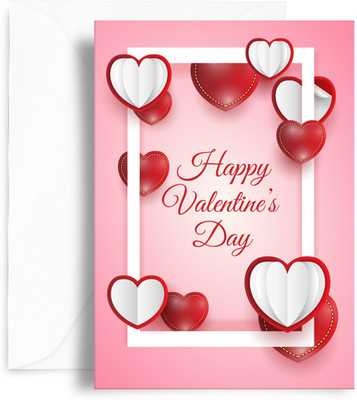 

Kaarti Valentine Day Greeting Card(Multicolor, Pack of 1)