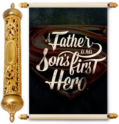 

Lolprint Gold Fathers Day Gift Scroll Greeting Card(Multicolor, Pack of 1)