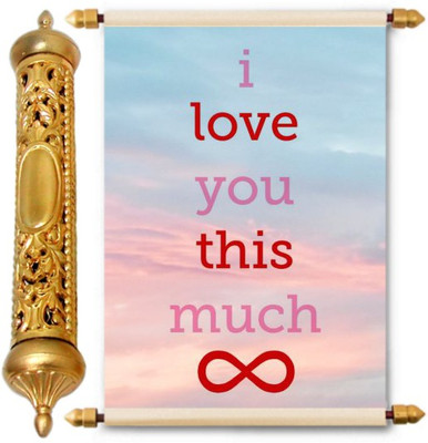 

Lolprint Gold Love Scroll Greeting Card(Multicolor, Pack of 1)