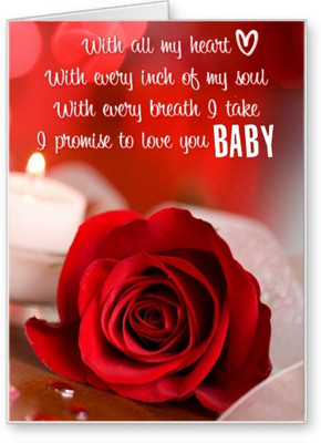 

Lolprint I Love You Baby Greeting Card(Multicolor, Pack of 1)