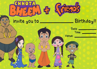 

Power Plus Birthday Invitation on Metallic Sheet Invitation Card(Green, Pack of 50)