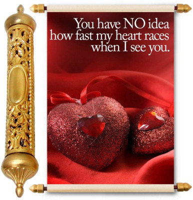 

Lolprint Gold Love Scroll Greeting Card(Multicolor, Pack of 1)
