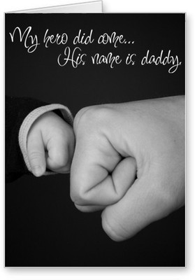 

Lolprint Hero Daddy Fathers Day Greeting Card(Black, White, Pack of 1)