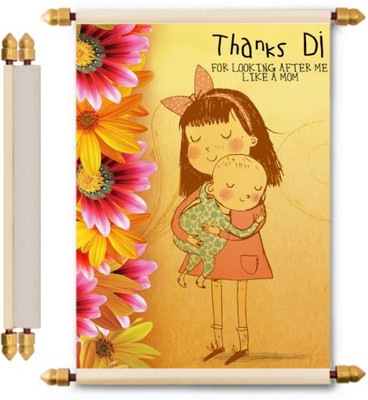 

Lolprint Rakhi Gifts Scroll Greeting Card(Multicolor, Pack of 1)