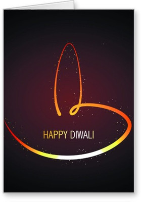 

Lolprint Diwali Greeting Card(Multicolor, Pack of 1)