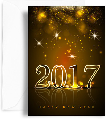 

Kaarti Happy New Year Greeting Card(Multicolor, Pack of 1)
