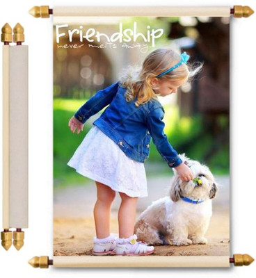 

Lolprint Friendship Gifts Scroll Greeting Card(Multicolor, Pack of 1)