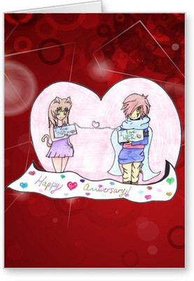 

Lolprint Happy Anniversary Greeting Card(Multicolor, Pack of 1)