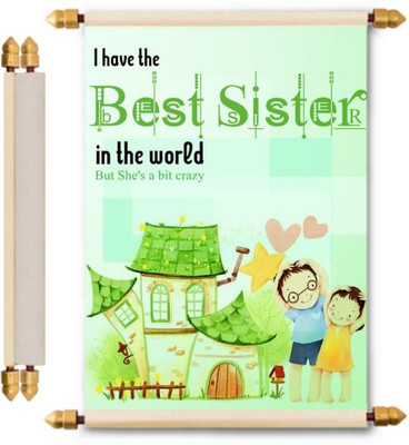 

Lolprint Rakhi Gifts Scroll Greeting Card(Multicolor, Pack of 1)