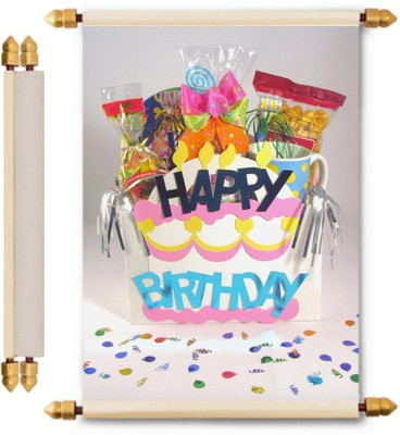 

Lolprint Birthday Scroll Greeting Card(Multicolor, Pack of 1)