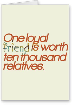 

Lolprint Quote Friendship Day Greeting Card(Multicolor, Pack of 1)
