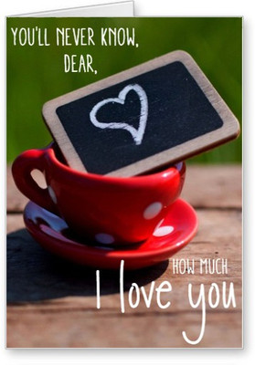 

Lolprint I Love You Greeting Card(Multicolor, Pack of 1)