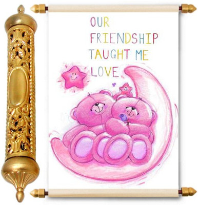 

Lolprint Gold Friendship Day Gift Scroll Greeting Card(Multicolor, Pack of 1)