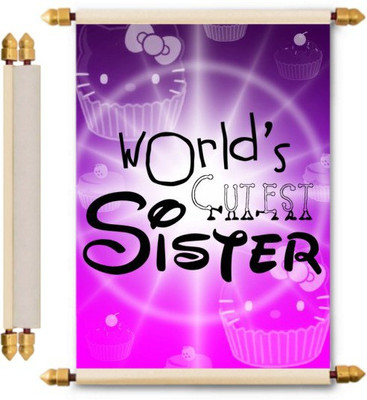 

Lolprint Rakhi Gifts Scroll Greeting Card(Multicolor, Pack of 1)