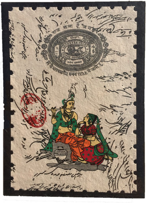 

Rstore Handmade Radhe Krishna Print Greeting Card(Multicolor, Pack of 1)