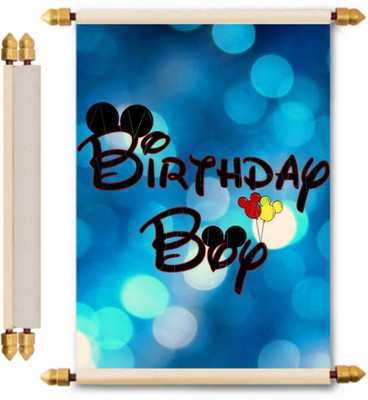 

Lolprint Birthday Scroll Greeting Card(Multicolor, Pack of 1)