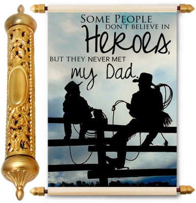 

Lolprint Gold Fathers Day Gift Scroll Greeting Card(Multicolor, Pack of 1)