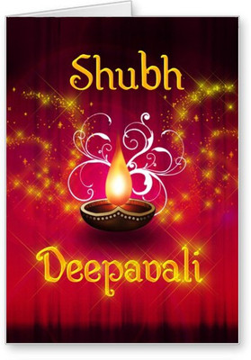 

Lolprint Diwali Greeting Card(Multicolor, Pack of 1)